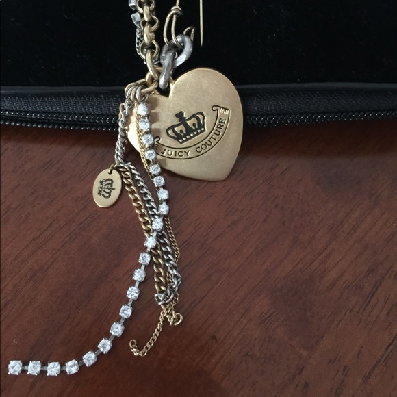 ❤️💥HP!💥 Juicy Couture Heart Necklace❤️ - Picture 1 of 6